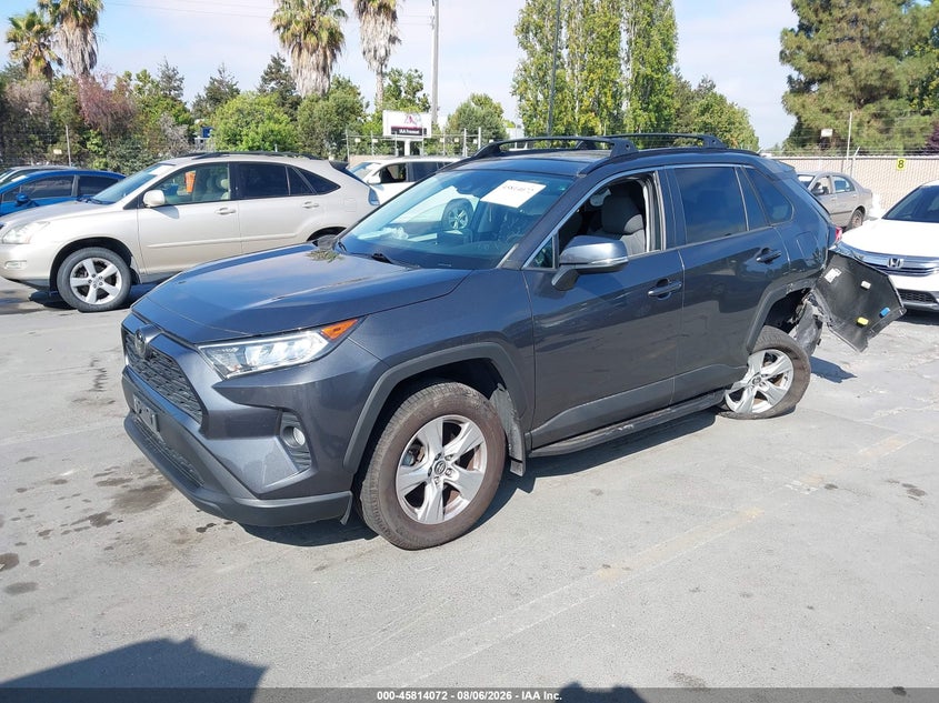 2020 Toyota Rav 4 VIN 2T3W1RFV6LC045170 IAAI salvage auction — LEFT REAR, Salvage (California), sold $9,450 on 2026-08-24 (photo 2)
