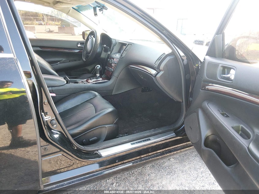 2012 Infiniti G VIN JN1CV6ARXCM978049 IAAI salvage auction — NORMAL WEAR, Salvage Title, sold $975 on 2026-09-01 (photo 5)