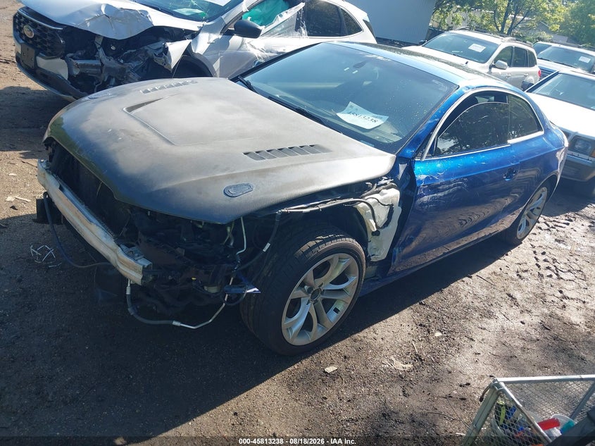 2015 Audi S5 VIN WAUCGAFR0FA027588 IAAI salvage auction — FRONT END, Wait Title, sold $3,500 on 2026-09-04 (photo 2)
