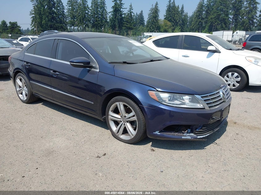 2013 Volkswagen Passat cc VIN WVWBP7AN8DE502173 IAAI salvage auction — NORMAL WEAR, Wait Title, sold $450 on 2026-08-19 (photo 1)