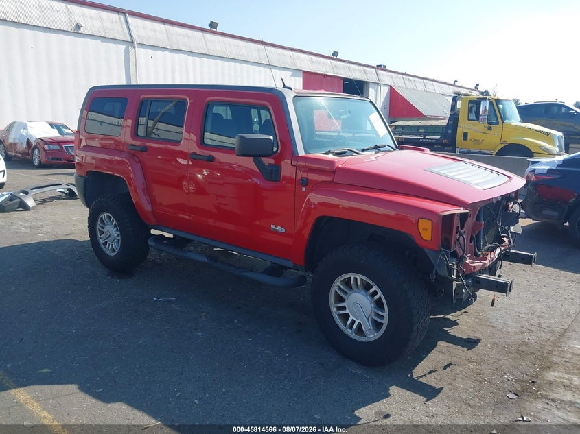 2009 Hummer H3 VIN 5GTEN13E798118641 IAAI salvage auction — FRONT END, Salvage (Oregon), sold $2,750 on 2026-10-01 (photo 1)