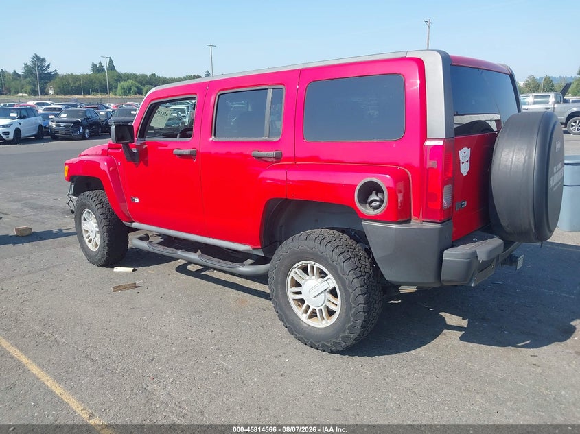 2009 Hummer H3 VIN 5GTEN13E798118641 IAAI salvage auction — FRONT END, Salvage (Oregon), sold $2,750 on 2026-10-01 (photo 3)