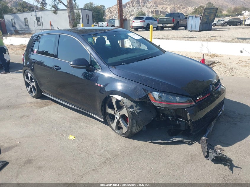 2016 Volkswagen Golf gti VIN 3VW4T7AUXGM010932 IAAI salvage auction — TRANSMISSION, Wait Title, sold $2,950 on 2026-09-15 (photo 1)