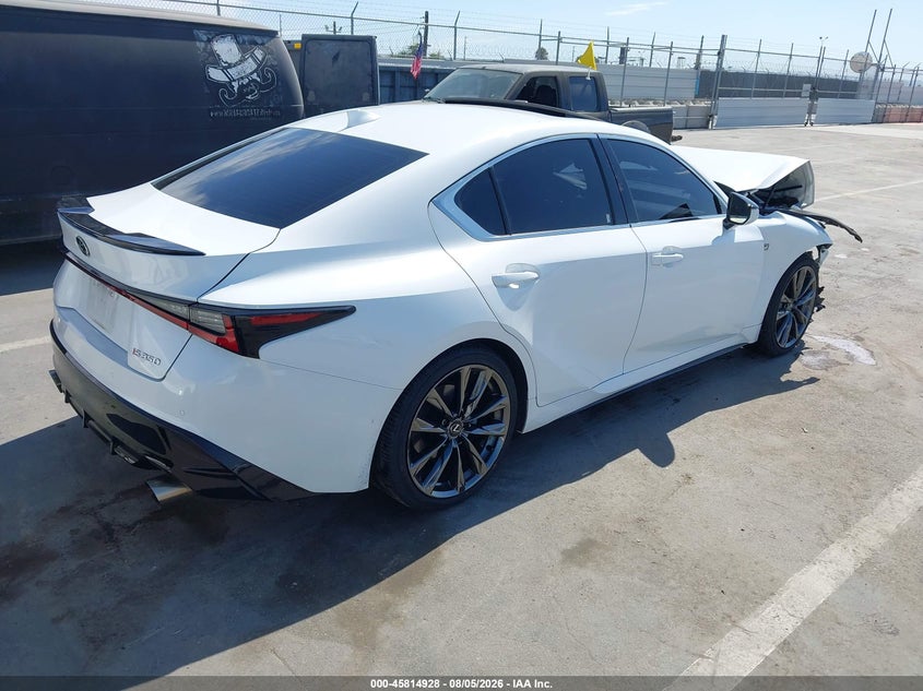 2023 Lexus Is VIN JTHGZ1B27P5066422 IAAI salvage auction — FRONT END, Wait Title, sold $5,500 on 2026-09-05 (photo 4)