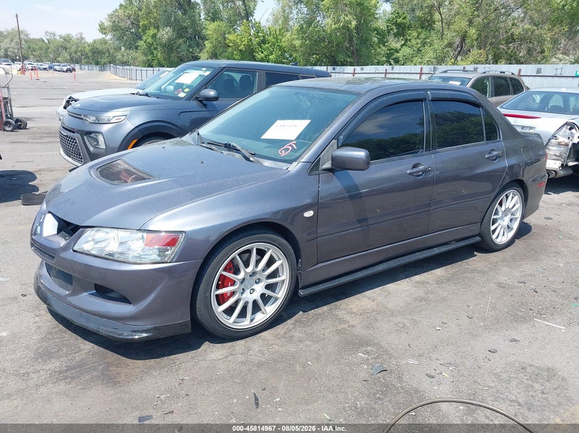 2005 Mitsubishi Lancer evolution VIN JA3AH86D65U031483 IAAI salvage auction — REAR END, Salvage (Utah), sold $11,700 on 2026-08-27 (photo 2)