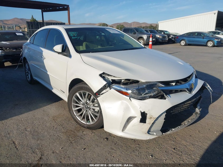 2016 Toyota Avalon VIN 4T1BD1EB8GU055422 — IAAI salvage auction photo