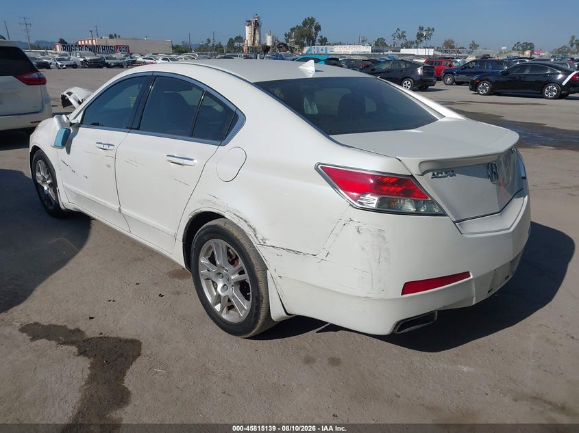 2011 Acura Tl VIN 19UUA8F57BA002505 IAAI salvage auction — LEFT SIDE, Salvage (California), sold $525 on 2026-09-02 (photo 3)
