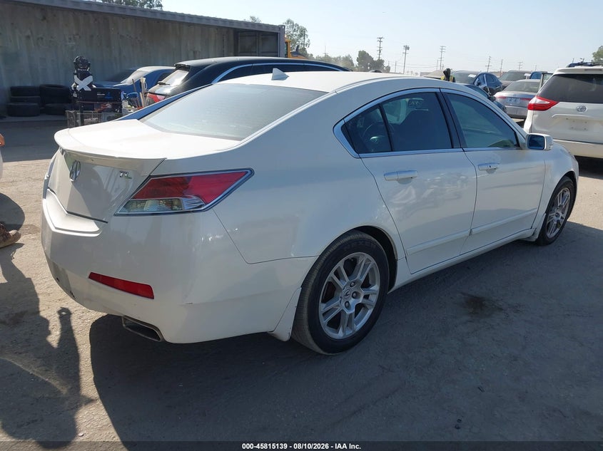 2011 Acura Tl VIN 19UUA8F57BA002505 IAAI salvage auction — LEFT SIDE, Salvage (California), sold $525 on 2026-09-02 (photo 4)