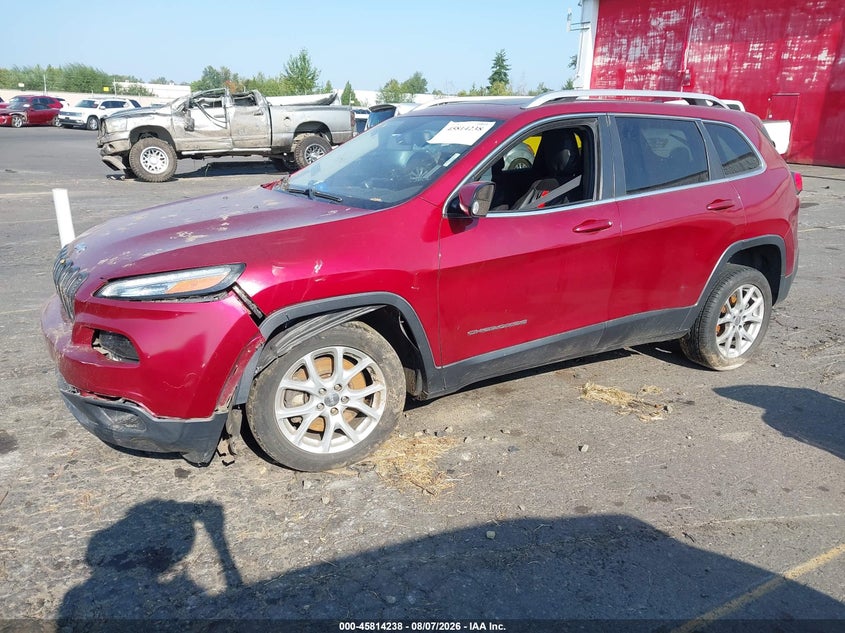 2016 Jeep Cherokee VIN 1C4PJLCB9GW195565 IAAI salvage auction — THEFT, Salvage Title, sold $650 on 2026-10-15 (photo 2)