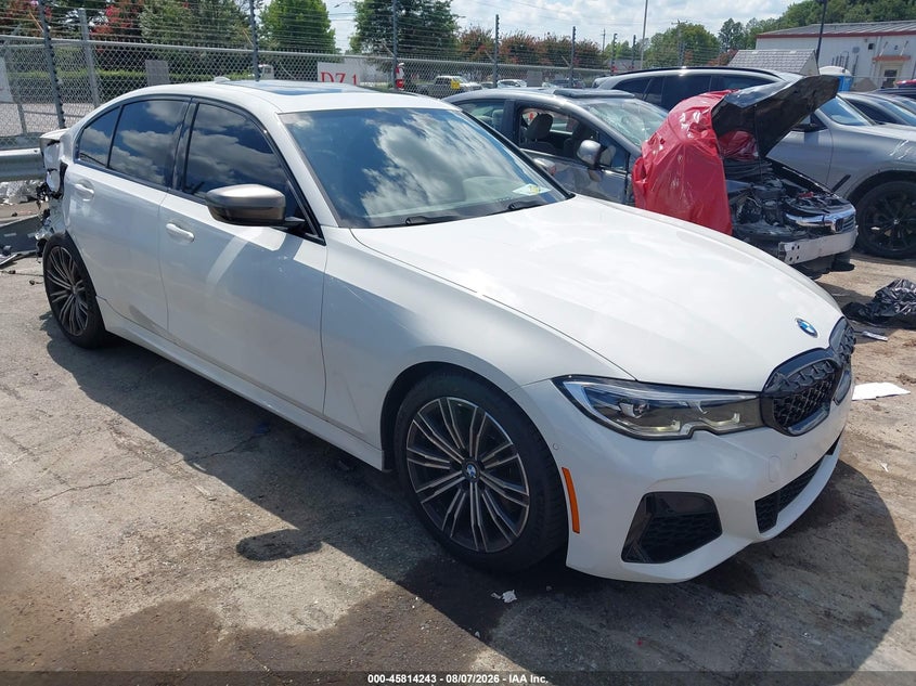 2020 BMW M340i VIN WBA5U9C02LFH04776 — IAAI salvage auction photo