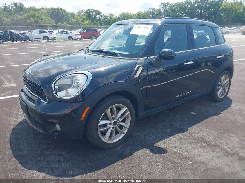 2012 Mini VIN WMWZC3C54CWL85293 IAAI salvage auction — NORMAL WEAR, Clear (Tennessee), sold $300 on 2026-08-13 (photo 2)