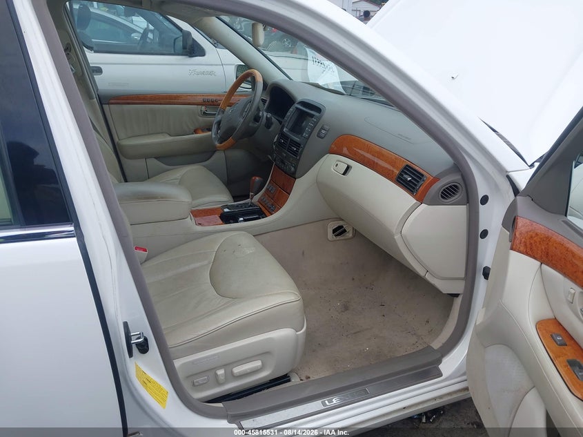 2005 Lexus Ls 430 VIN JTHBN36FX50177961 IAAI salvage auction — REAR END, Salvage (North Carolina), sold $5,600 on 2026-09-05 (photo 5)