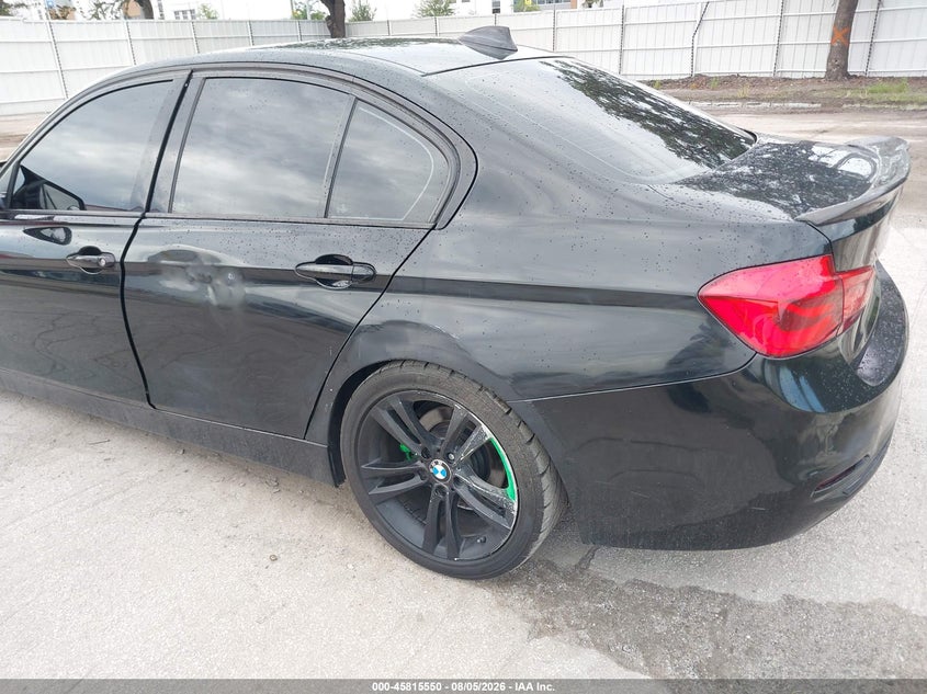 2016 BMW 3er VIN WBA8E9C50GK647686 IAAI salvage auction — LEFT REAR, Clear (Florida), sold $1,225 on 2026-08-26 (photo 6)
