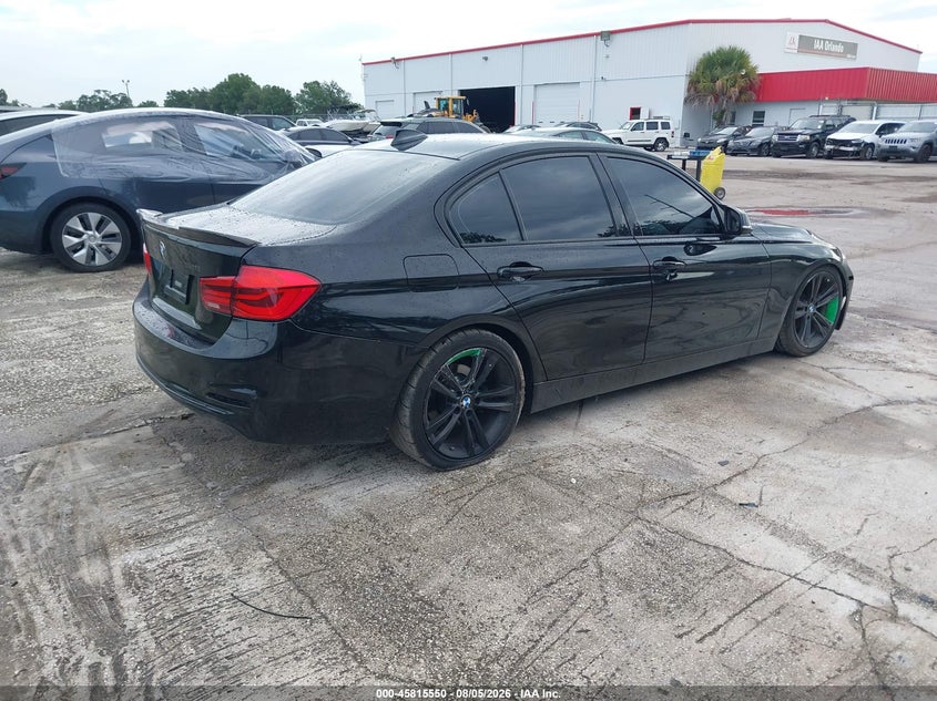 2016 BMW 3er VIN WBA8E9C50GK647686 IAAI salvage auction — LEFT REAR, Clear (Florida), sold $1,225 on 2026-08-26 (photo 4)