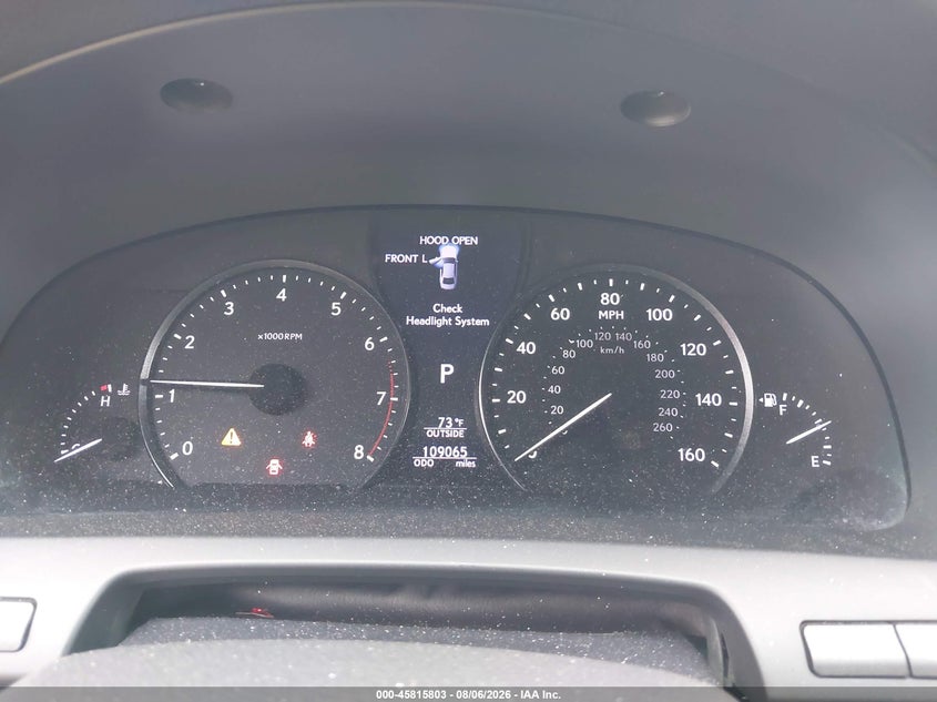 2014 Lexus Ls VIN JTHGL5EF4E5053289 IAAI salvage auction — FRONT END, Salvage (Georgia), sold $5,500 on 2026-09-08 (photo 7)
