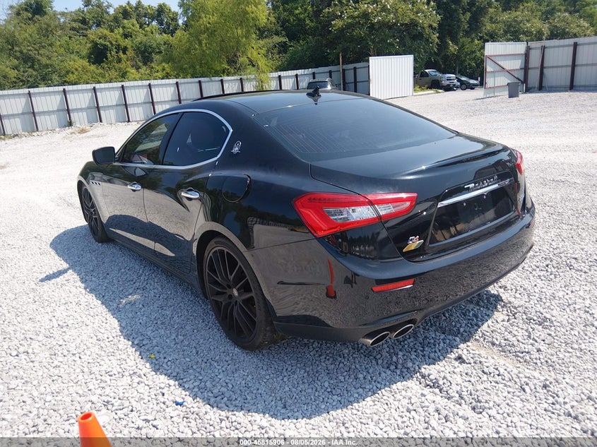 2015 Maserati Ghibli VIN ZAM57RTA6F1137341 IAAI salvage auction — NORMAL WEAR, Clear (Alabama), sold $2,750 on 2026-08-20 (photo 3)