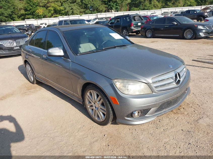 2009 Mercedes-benz C class VIN WDDGF54XX9R066930 IAAI salvage auction — NORMAL WEAR, Original (Texas), sold $550 on 2026-08-13 (photo 1)