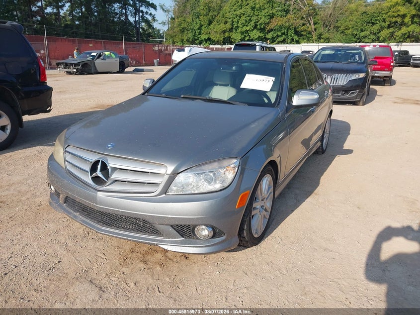 2009 Mercedes-benz C class VIN WDDGF54XX9R066930 IAAI salvage auction — NORMAL WEAR, Original (Texas), sold $550 on 2026-08-13 (photo 2)