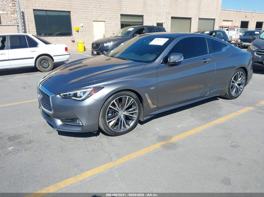 2018 Infiniti Q60 VIN JN1EV7EK0JM341499 IAAI salvage auction — RIGHT SIDE, Wait Title, sold $4,750 on 2026-08-22 (photo 2)