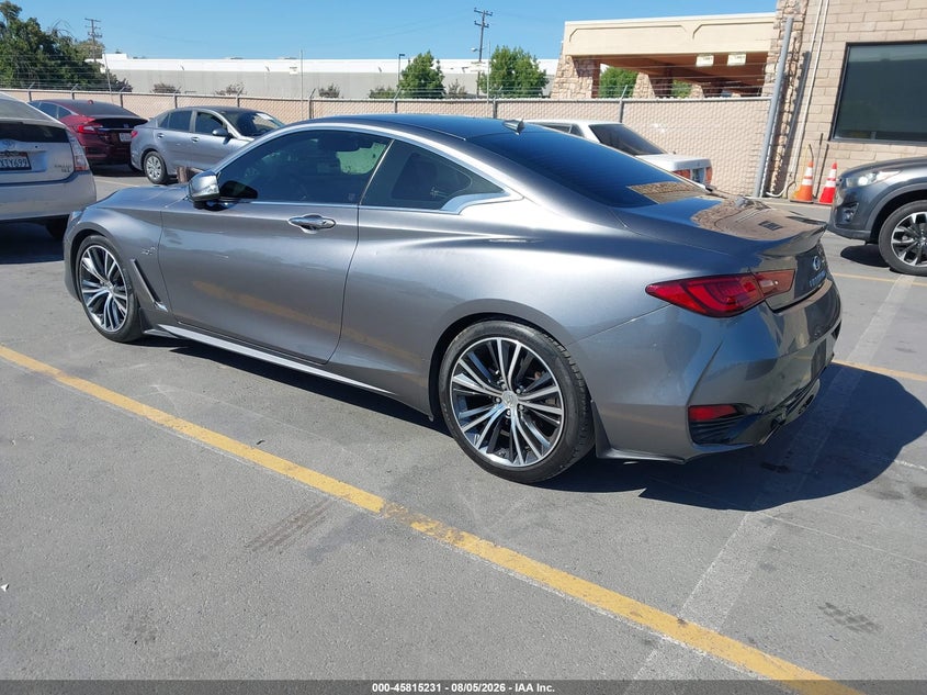 2018 Infiniti Q60 VIN JN1EV7EK0JM341499 IAAI salvage auction — RIGHT SIDE, Wait Title, sold $4,750 on 2026-08-22 (photo 3)