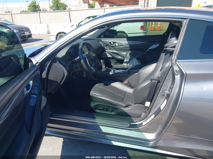 2018 Infiniti Q60 VIN JN1EV7EK0JM341499 IAAI salvage auction — RIGHT SIDE, Wait Title, sold $4,750 on 2026-08-22 (photo 5)