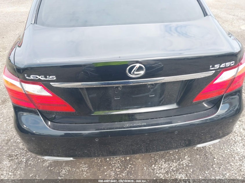 2010 Lexus Ls 460 VIN JTHBL5EF5A5099167 IAAI salvage auction — NORMAL WEAR, Repossession Paperwork (South Carolina), sold $1,900 on 2026-09-05 (photo 3)