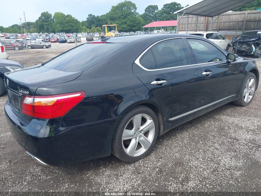 2010 Lexus Ls 460 VIN JTHBL5EF5A5099167 IAAI salvage auction — NORMAL WEAR, Repossession Paperwork (South Carolina), sold $1,900 on 2026-09-05 (photo 4)
