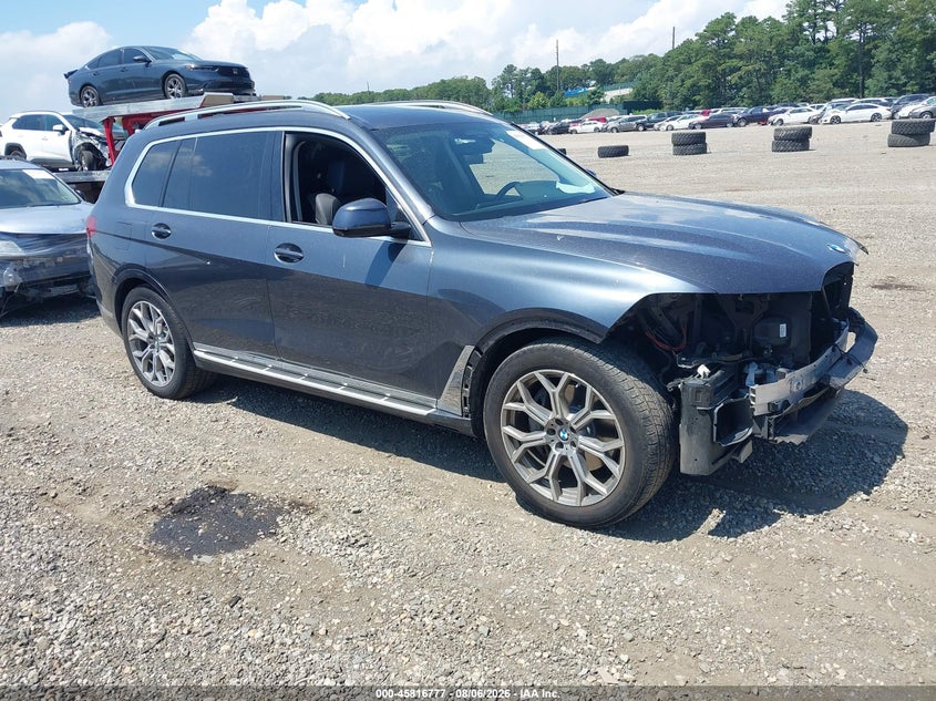 2019 BMW X7 VIN 5UXCX4C57KLS38161 IAAI salvage auction — FRONT END, Salvage Title, sold $18,025 on 2026-08-25 (photo 1)