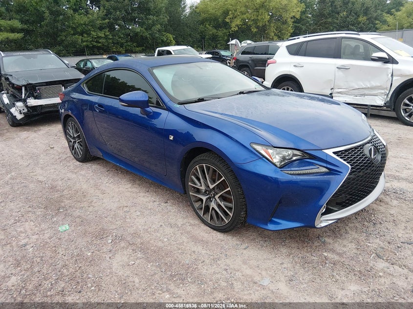 2015 Lexus Rc VIN JTHSE5BC6F5002733 — IAAI salvage auction photo