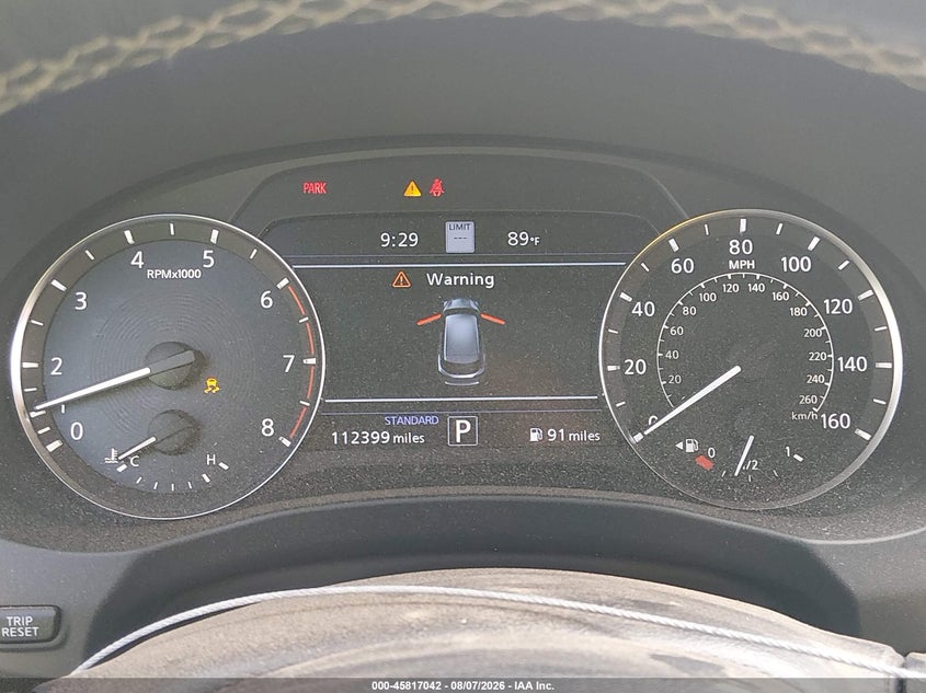 2021 Infiniti Qx50 VIN 3PCAJ5CA8MF113494 IAAI salvage auction — FRONT END, Original (Texas), sold $2,050 on 2026-09-25 (photo 7)