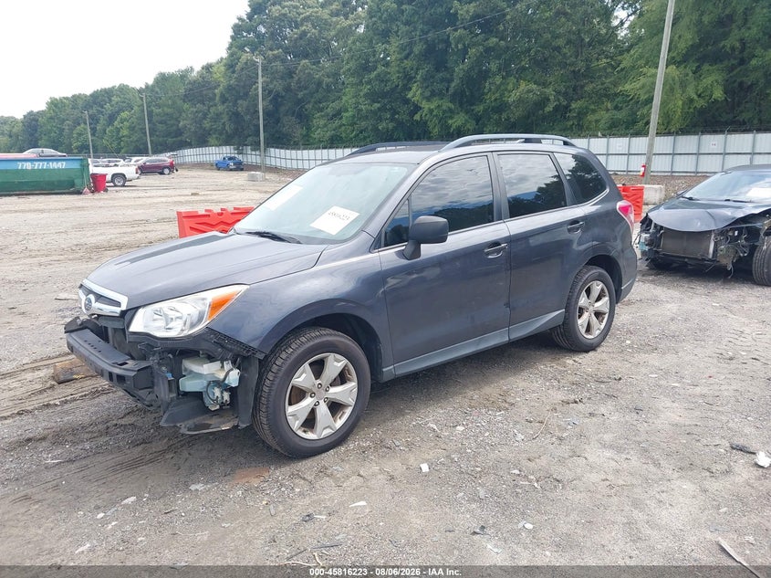 2016 Subaru Forester VIN JF2SJABC9GH421277 IAAI salvage auction — RIGHT FRONT, Wait Title, sold $1,475 on 2026-09-11 (photo 2)