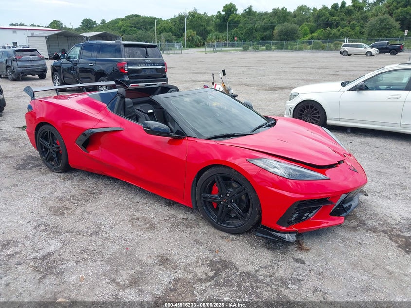 2026 Chevrolet Corvette Stingray VIN 1G1YA3D49T5109748 — IAAI salvage auction photo