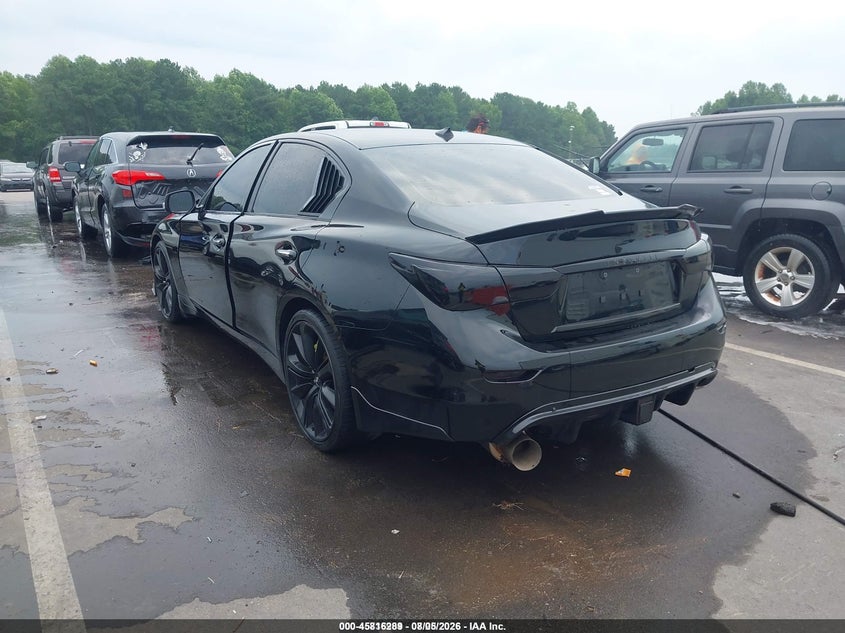2015 Infiniti Q50 VIN JN1BV7AP2FM357201 IAAI salvage auction — RIGHT FRONT, Wait Title, sold $2,750 on 2026-10-08 (photo 3)