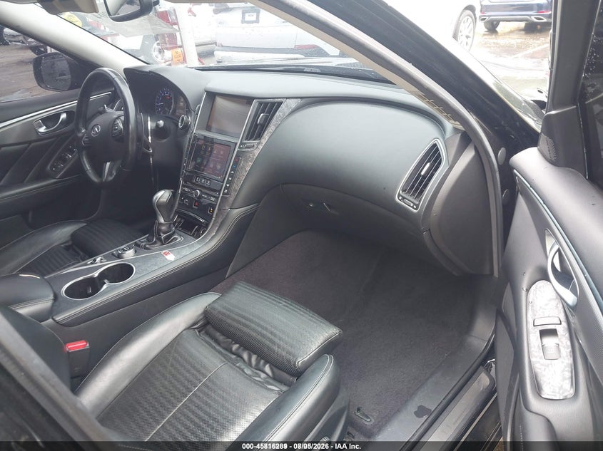2015 Infiniti Q50 VIN JN1BV7AP2FM357201 IAAI salvage auction — RIGHT FRONT, Wait Title, sold $2,750 on 2026-10-08 (photo 5)
