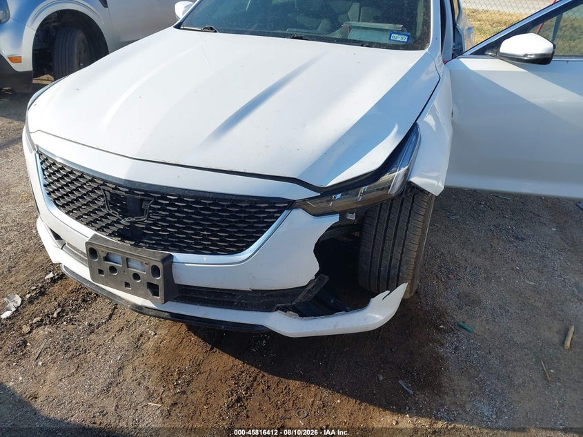 2021 Cadillac Ct5 VIN 1G6DW5RK9M0145872 IAAI salvage auction — FRONT END, Salvage (Texas), sold $9,400 on 2026-10-08 (photo 6)