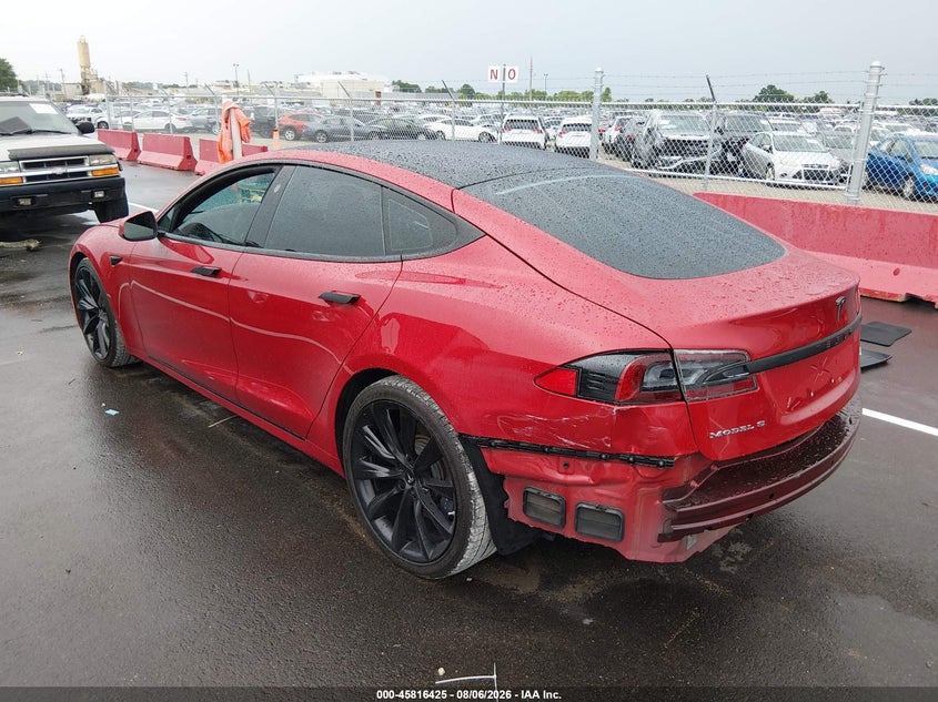 2017 Tesla Model s VIN 5YJSA1E22HF199457 IAAI salvage auction — REAR END, Salvage (Illinois), sold $7,000 on 2026-09-04 (photo 2)