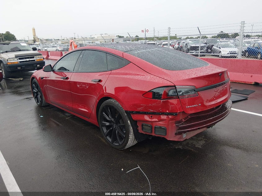 2017 Tesla Model s VIN 5YJSA1E22HF199457 IAAI salvage auction — REAR END, Salvage (Illinois), sold $7,000 on 2026-09-04 (photo 5)