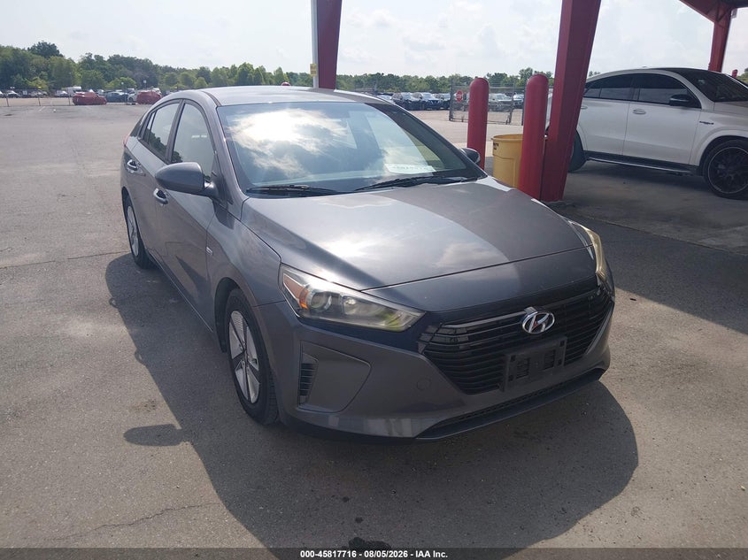 2018 Hyundai Ioniq hybrid VIN KMHC65LC1JU100192 — IAAI salvage auction photo