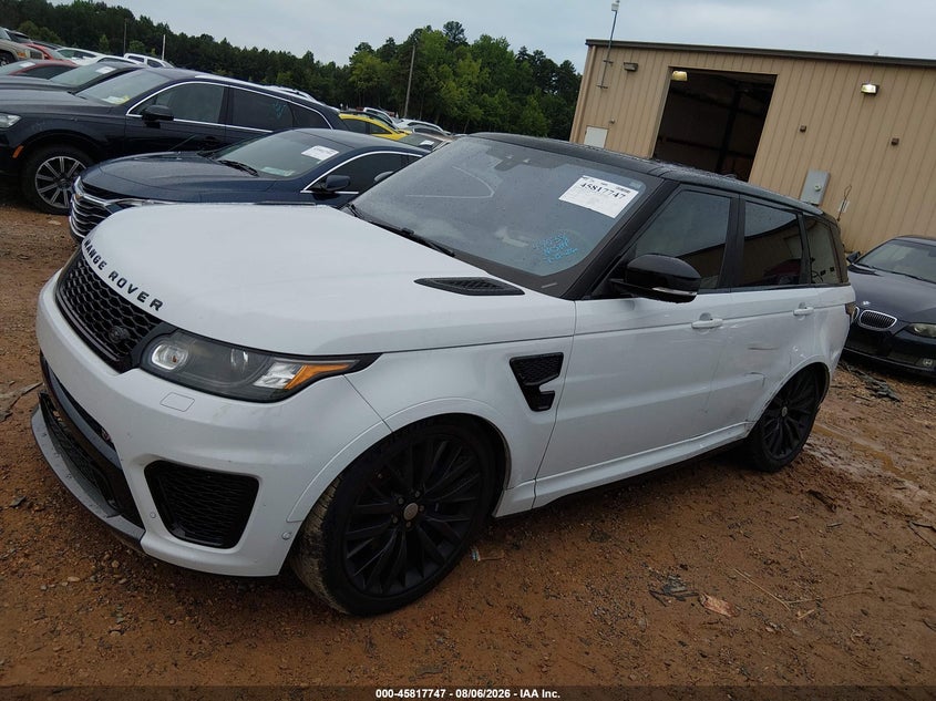 2017 Land rover Range rover sport VIN SALWZ2FE8HA165145 IAAI salvage auction — LEFT & RIGHT, Salvage Title, sold $7,500 on 2026-09-26 (photo 2)