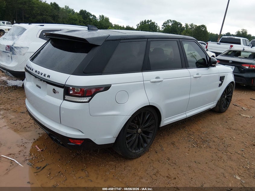 2017 Land rover Range rover sport VIN SALWZ2FE8HA165145 IAAI salvage auction — LEFT & RIGHT, Salvage Title, sold $7,500 on 2026-09-26 (photo 4)