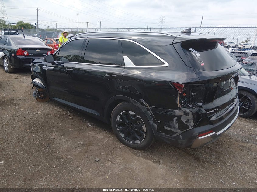 2025 Kia Sorento VIN 5XYRLDJC4SG313449 IAAI salvage auction — FRONT & REAR, Wait Title, sold $10,300 on 2026-10-04 (photo 3)