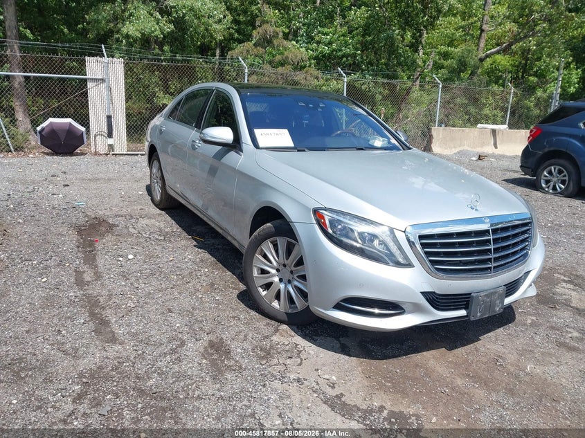 2015 Mercedes-benz S class VIN WDDUG8FBXFA109076 IAAI salvage auction — NORMAL WEAR, Clear (Virginia), sold $4,850 on 2026-08-12 (photo 1)