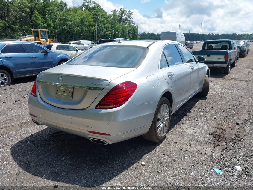 2015 Mercedes-benz S class VIN WDDUG8FBXFA109076 IAAI salvage auction — NORMAL WEAR, Clear (Virginia), sold $4,850 on 2026-08-12 (photo 4)