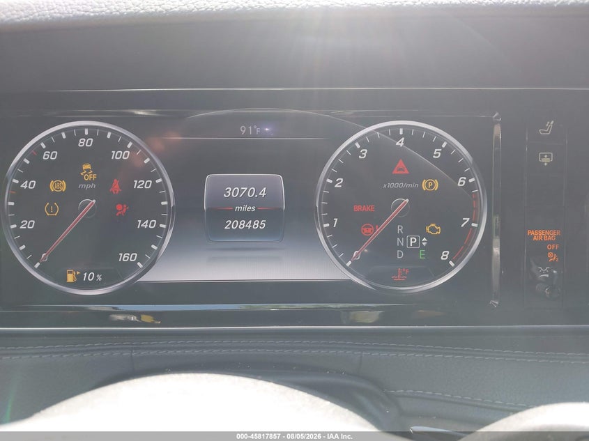 2015 Mercedes-benz S class VIN WDDUG8FBXFA109076 IAAI salvage auction — NORMAL WEAR, Clear (Virginia), sold $4,850 on 2026-08-12 (photo 7)
