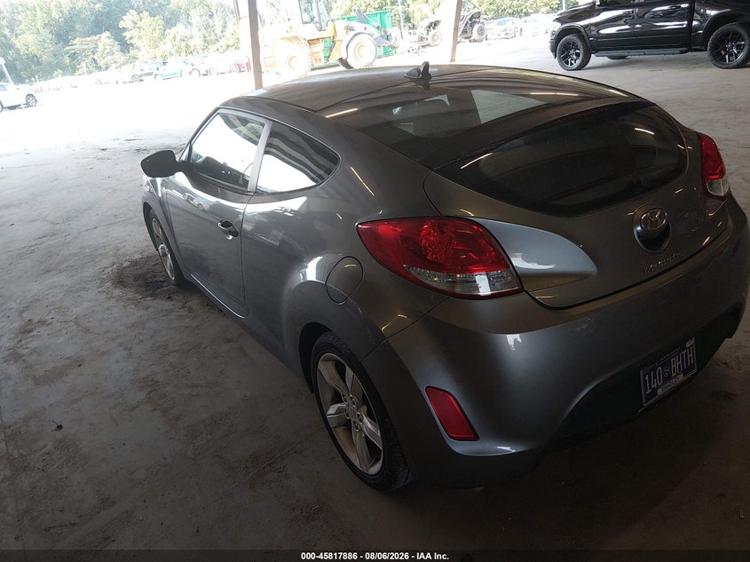 2014 Hyundai Veloster VIN KMHTC6AD4EU214803 IAAI salvage auction — NORMAL WEAR, Clear (Tennessee), sold $800 on 2026-08-23 (photo 3)