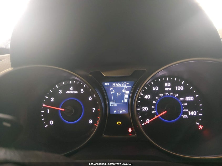 2014 Hyundai Veloster VIN KMHTC6AD4EU214803 IAAI salvage auction — NORMAL WEAR, Clear (Tennessee), sold $800 on 2026-08-23 (photo 7)