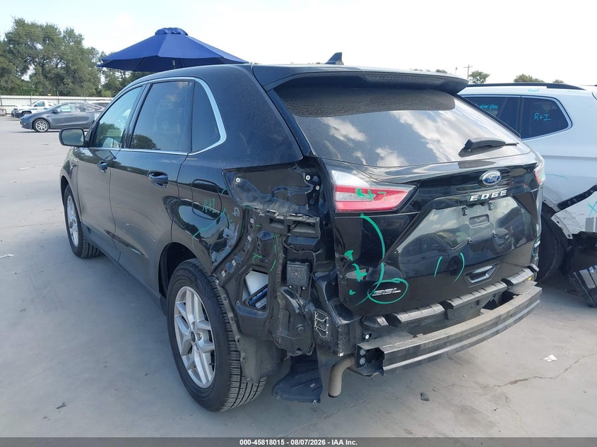 2023 Ford Edge VIN 2FMPK4J91PBA56076 IAAI salvage auction — REAR END, Salvage Title, sold $12,100 on 2026-08-18 (photo 3)