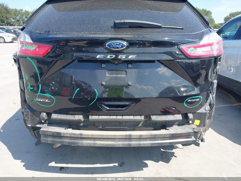 2023 Ford Edge VIN 2FMPK4J91PBA56076 IAAI salvage auction — REAR END, Salvage Title, sold $12,100 on 2026-08-18 (photo 6)