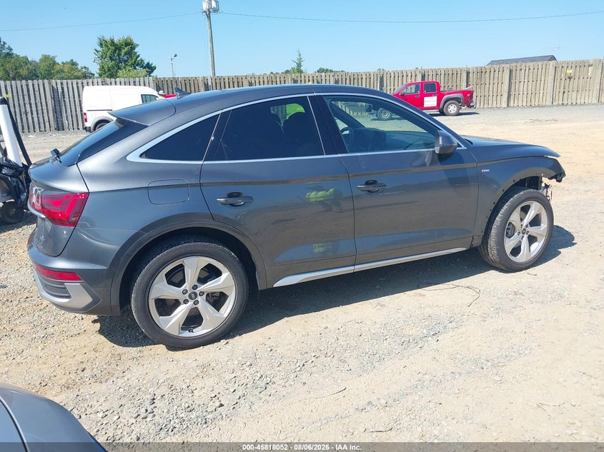 2023 Audi Q5 sportback VIN WA15AAFY0P2149863 IAAI salvage auction — FRONT END, Salvage Title, sold $16,500 on 2026-08-21 (photo 4)