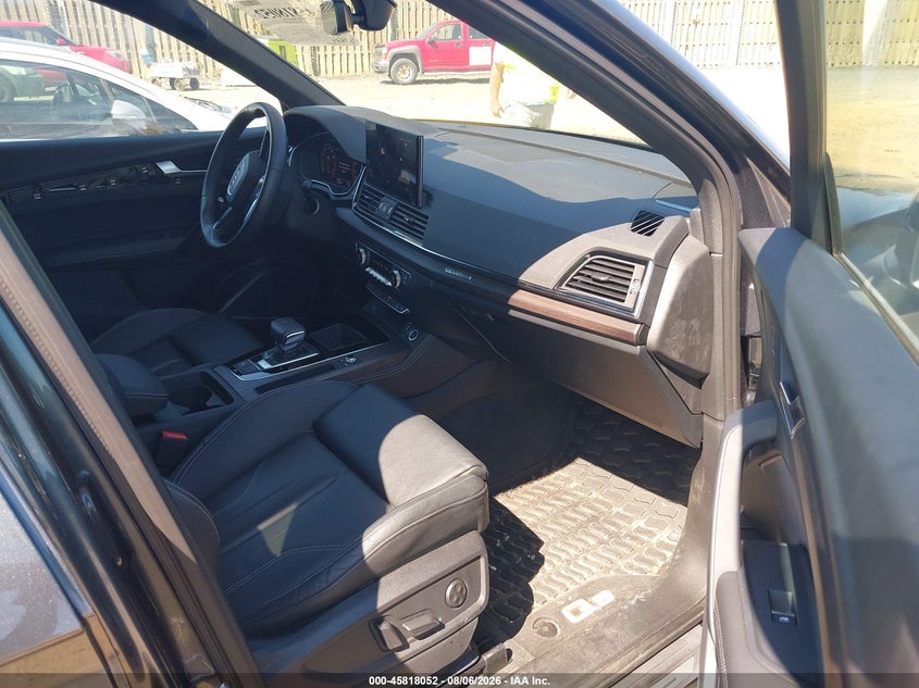 2023 Audi Q5 sportback VIN WA15AAFY0P2149863 IAAI salvage auction — FRONT END, Salvage Title, sold $16,500 on 2026-08-21 (photo 5)